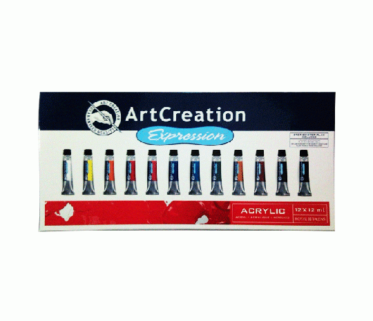 Sada AKRYLOVÝCH barev Art Creation- 12x12ml
