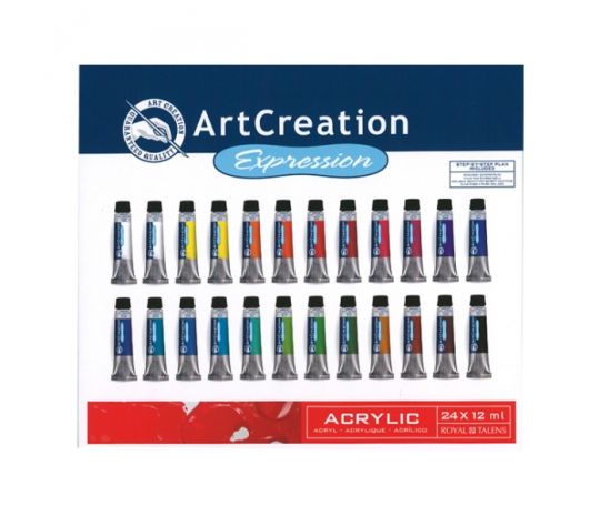 Sada AKRYLOVÝCH barev Art Creation- 24x12ml