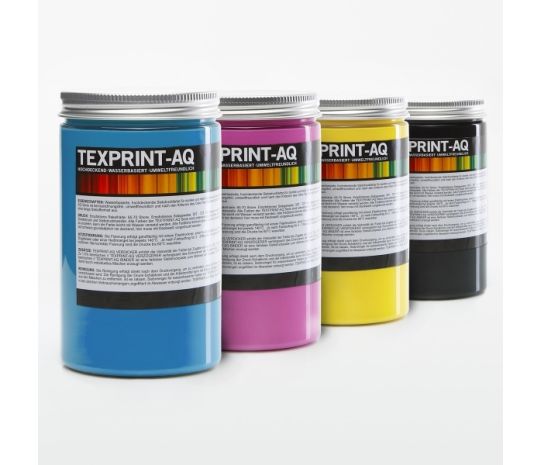 Sítotiskové barvy AQUA- CMYK